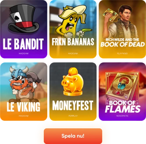 instant casino populara spel